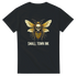Bee with Skull - Unisex Crewneck T-shirt | Gildan® 5000 - Small Town Ink AZ - bold, fearless design