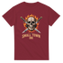 Skull with Flames - Unisex Crewneck T-shirt | Gildan® 5000 - Small Town Ink AZ - bold, fearless design