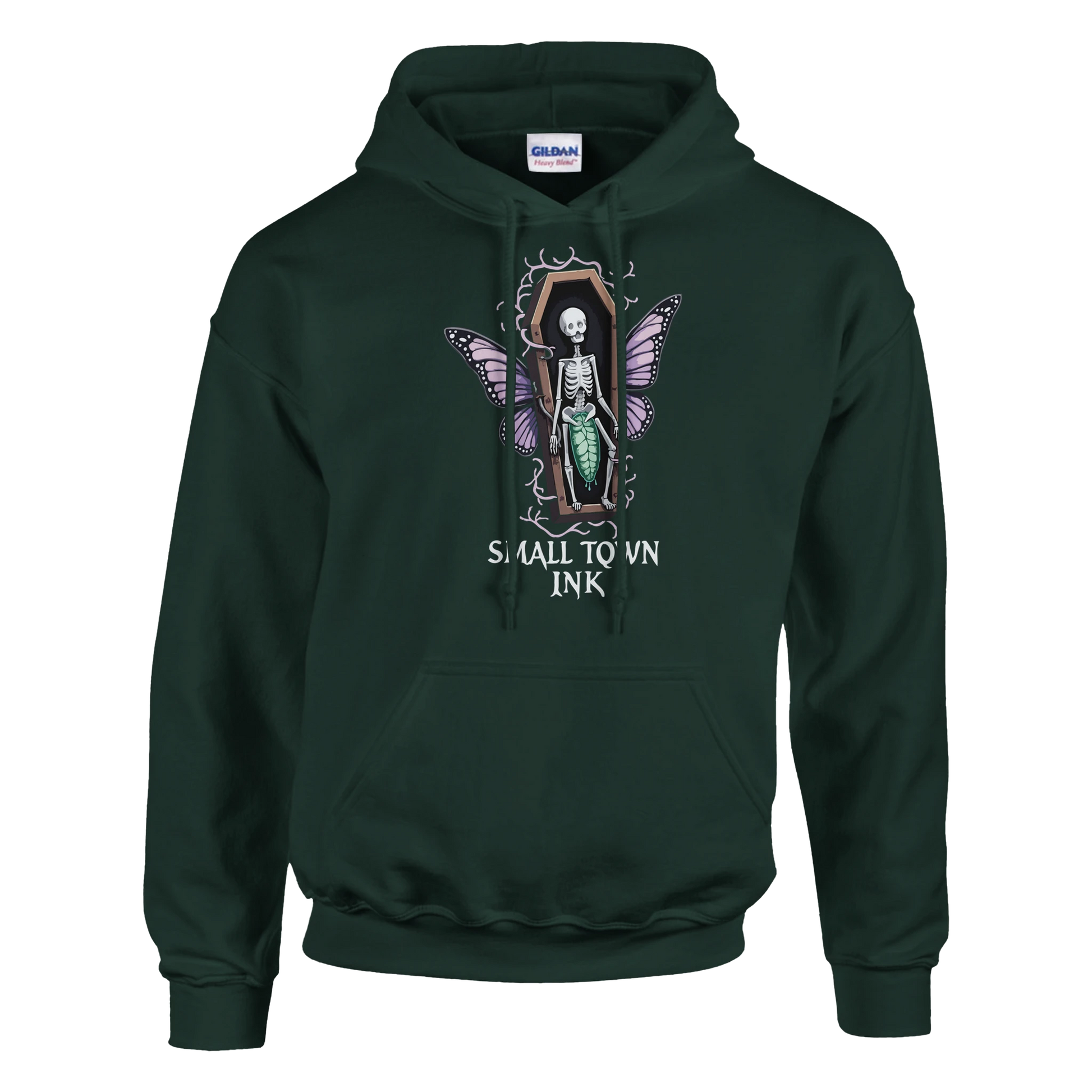 Mortal Dreams - Heavy Blend Comfort Wear Hoodie - Small Town Ink AZ - bold, fearless design