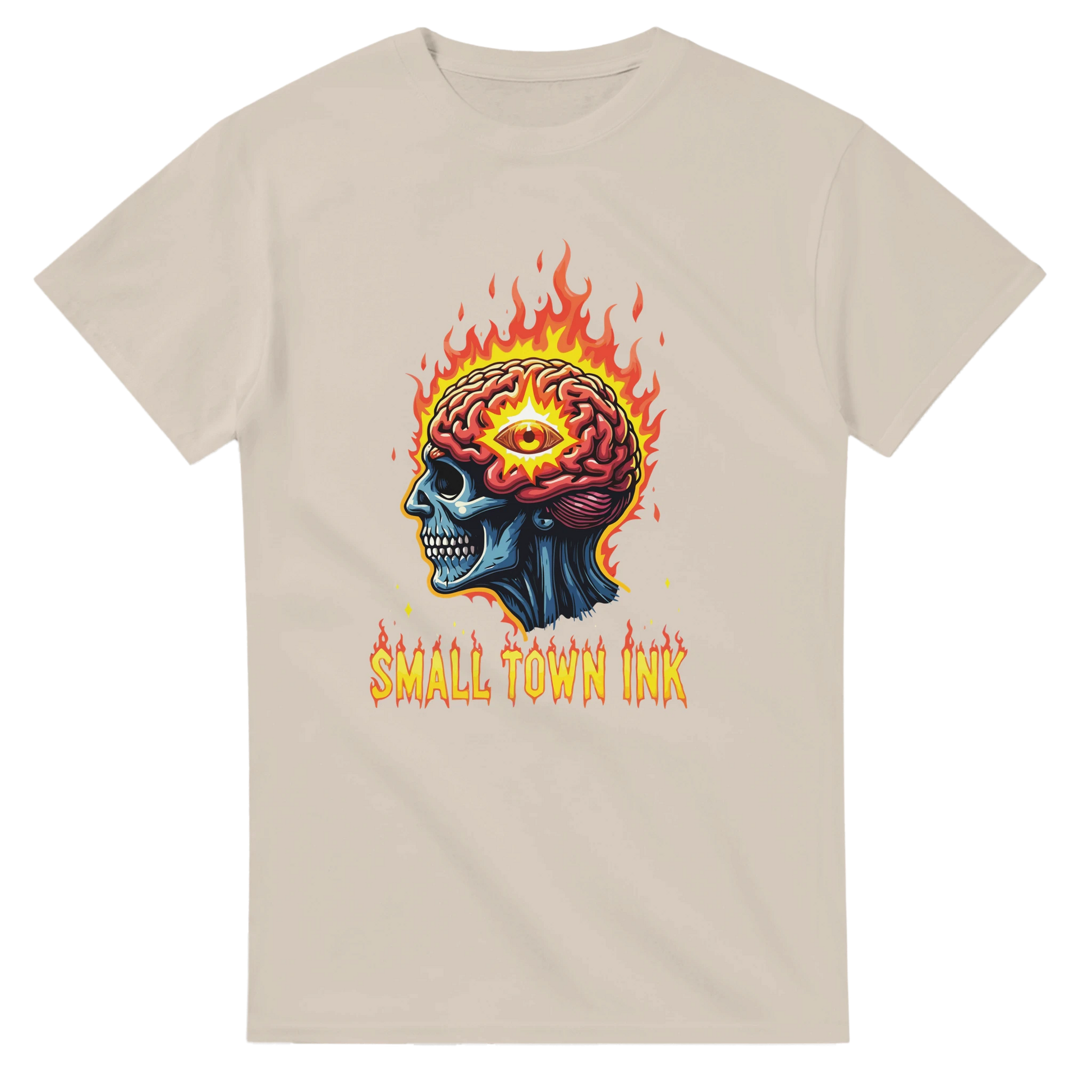 Mind on Fire - Unisex Crewneck T-shirt | Gildan® 5000 - Small Town Ink AZ - bold, fearless design