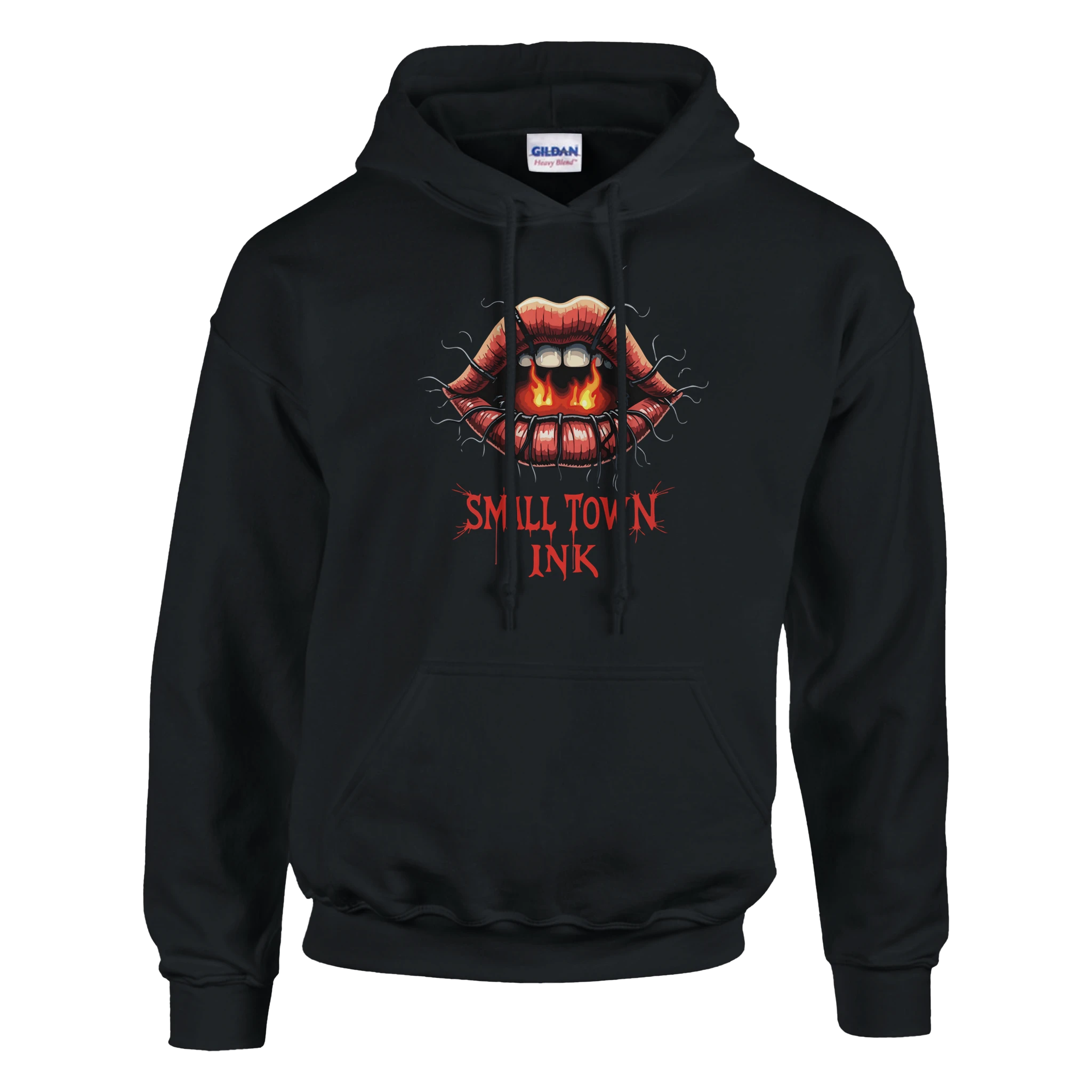 Fury Lips - Heavy Blend Comfort Wear Hoodie - Small Town Ink AZ - bold, fearless design