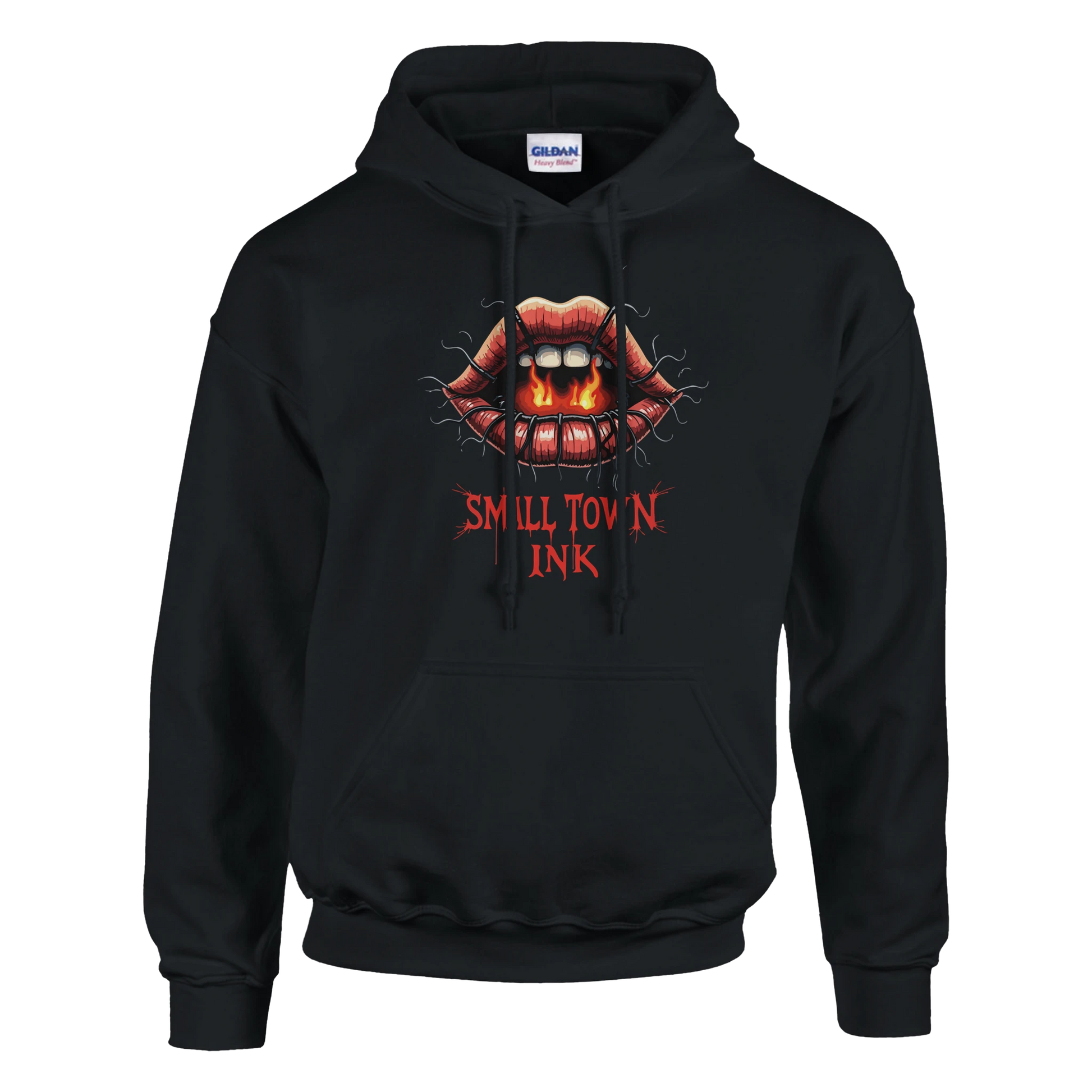 Fury Lips - Heavy Blend Comfort Wear Hoodie - Small Town Ink AZ - bold, fearless design