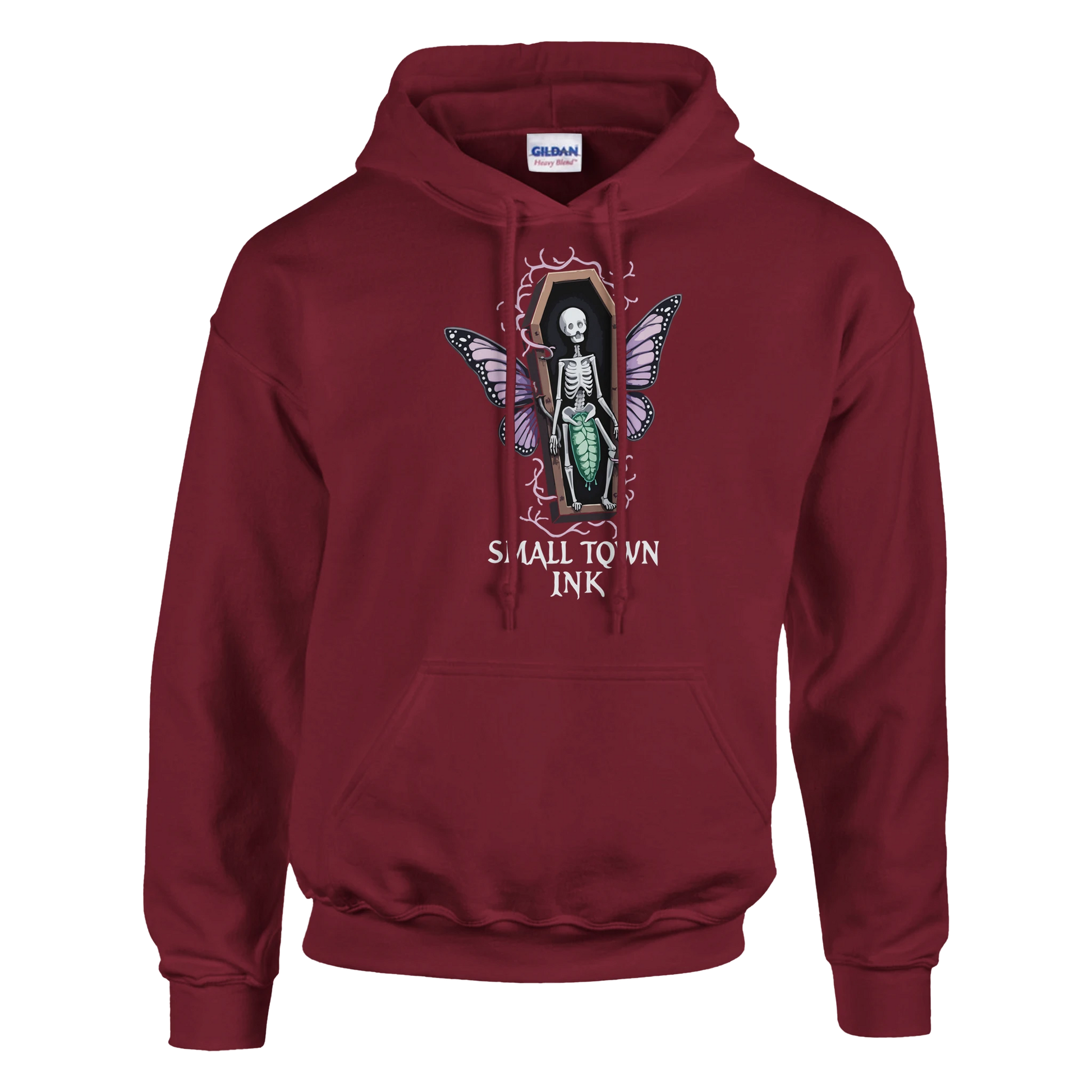 Mortal Dreams - Heavy Blend Comfort Wear Hoodie - Small Town Ink AZ - bold, fearless design