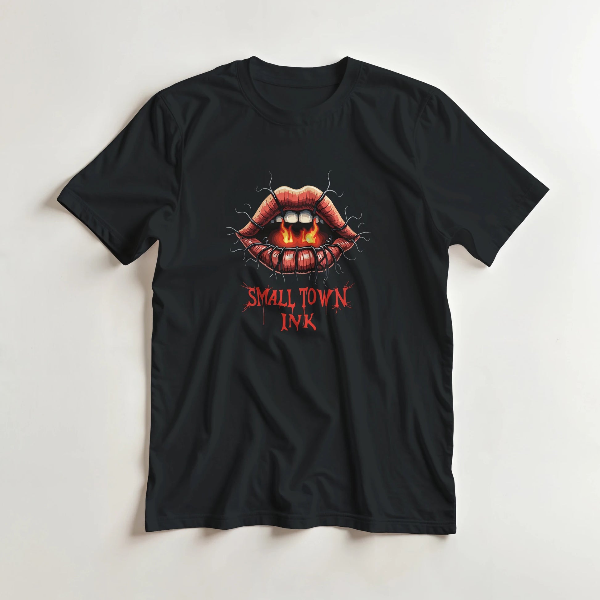 Fury Lips - Unisex Crewneck T-shirt | Gildan® 5000 - Small Town Ink AZ - bold, fearless design