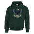 Raven's Crown - Heavy Blend Comfort Wear Hoodie - Small Town Ink AZ - bold, fearless design