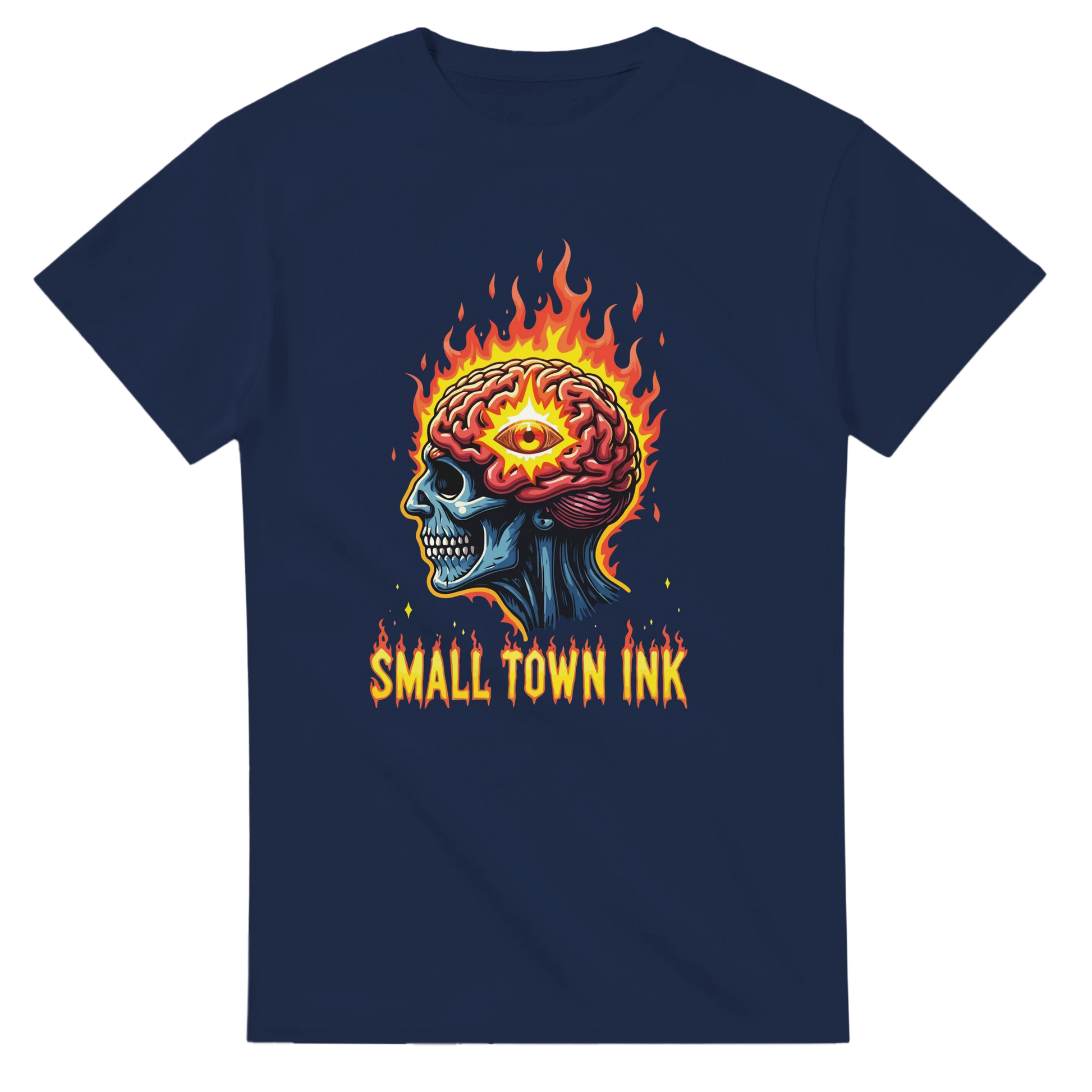 Mind on Fire - Unisex Crewneck T-shirt | Gildan® 5000 - Small Town Ink AZ - bold, fearless design
