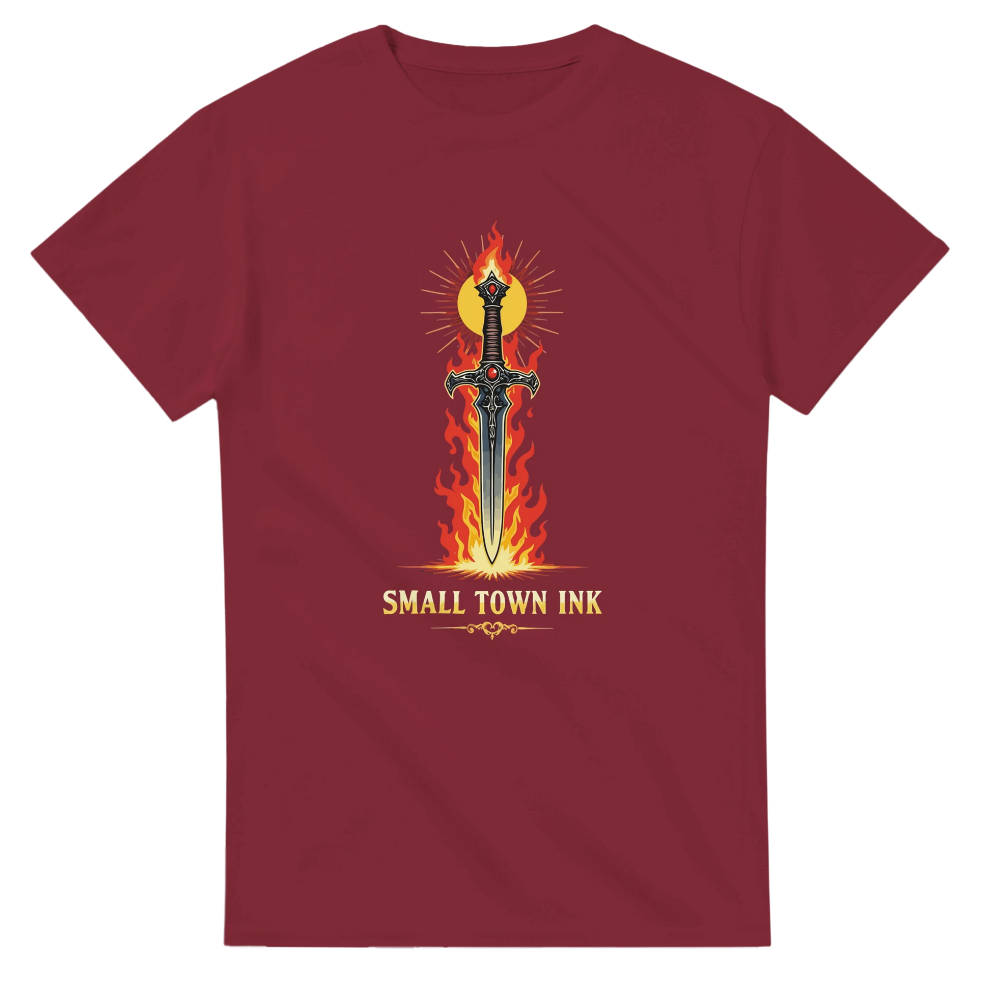 Ember Art - Unisex Crewneck T-shirt | Gildan® 5000 - Small Town Ink AZ - bold, fearless design