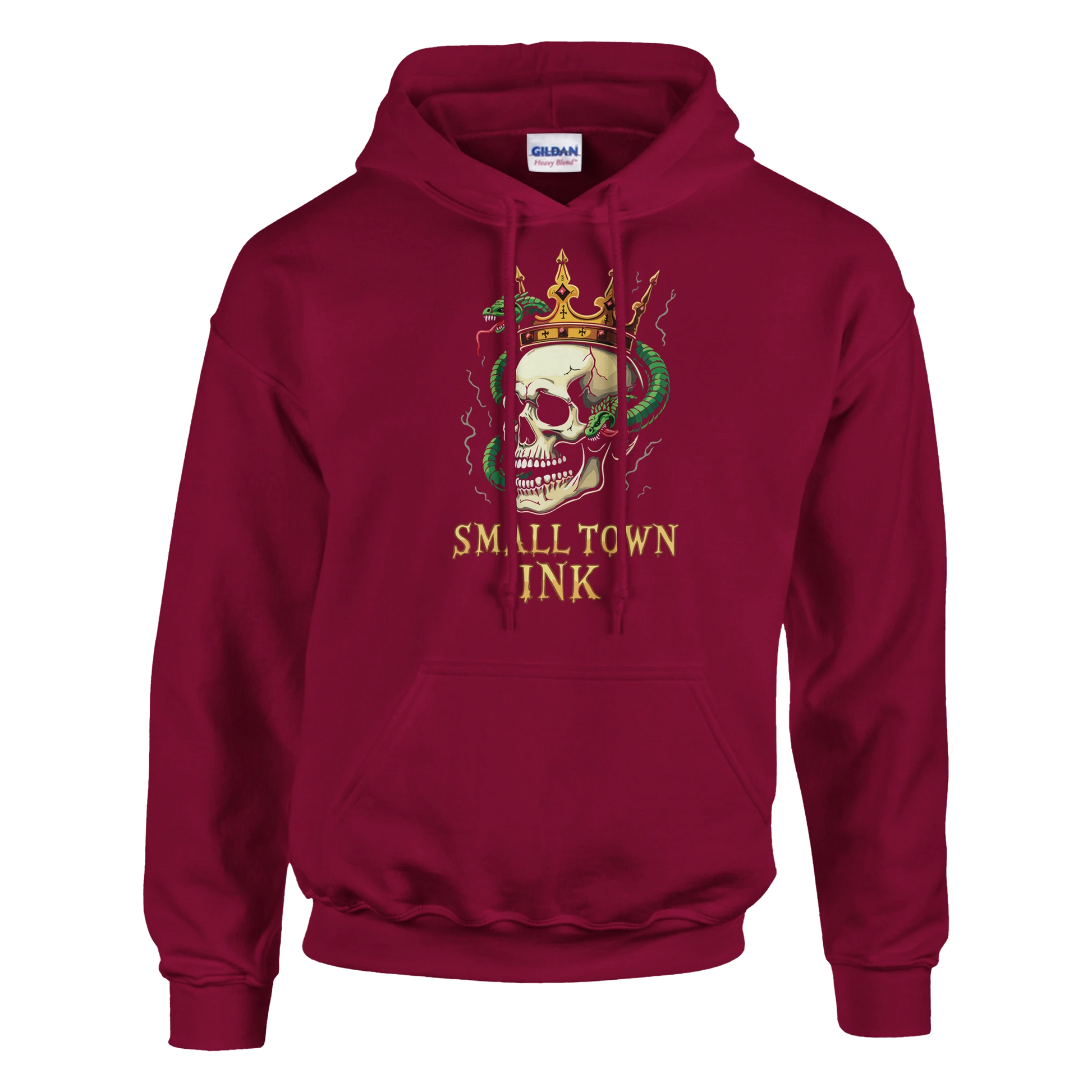 Small Town Ink King -  Hoodie - Heavy Blend Comfort Wear - Small Town Ink AZ - bold, fearless design