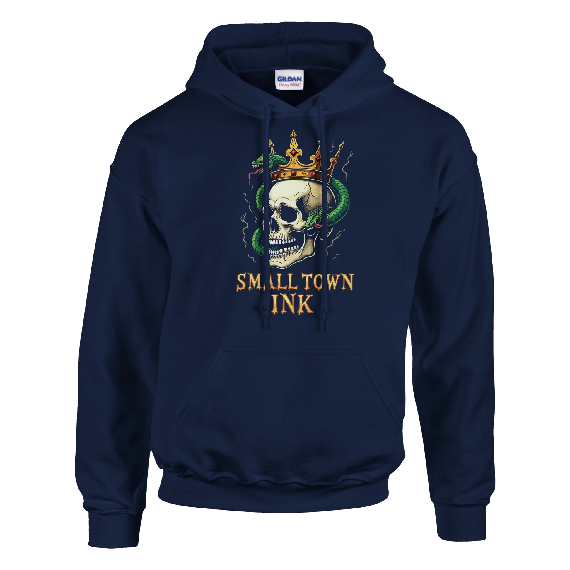 Small Town Ink King -  Hoodie - Heavy Blend Comfort Wear - Small Town Ink AZ - bold, fearless design