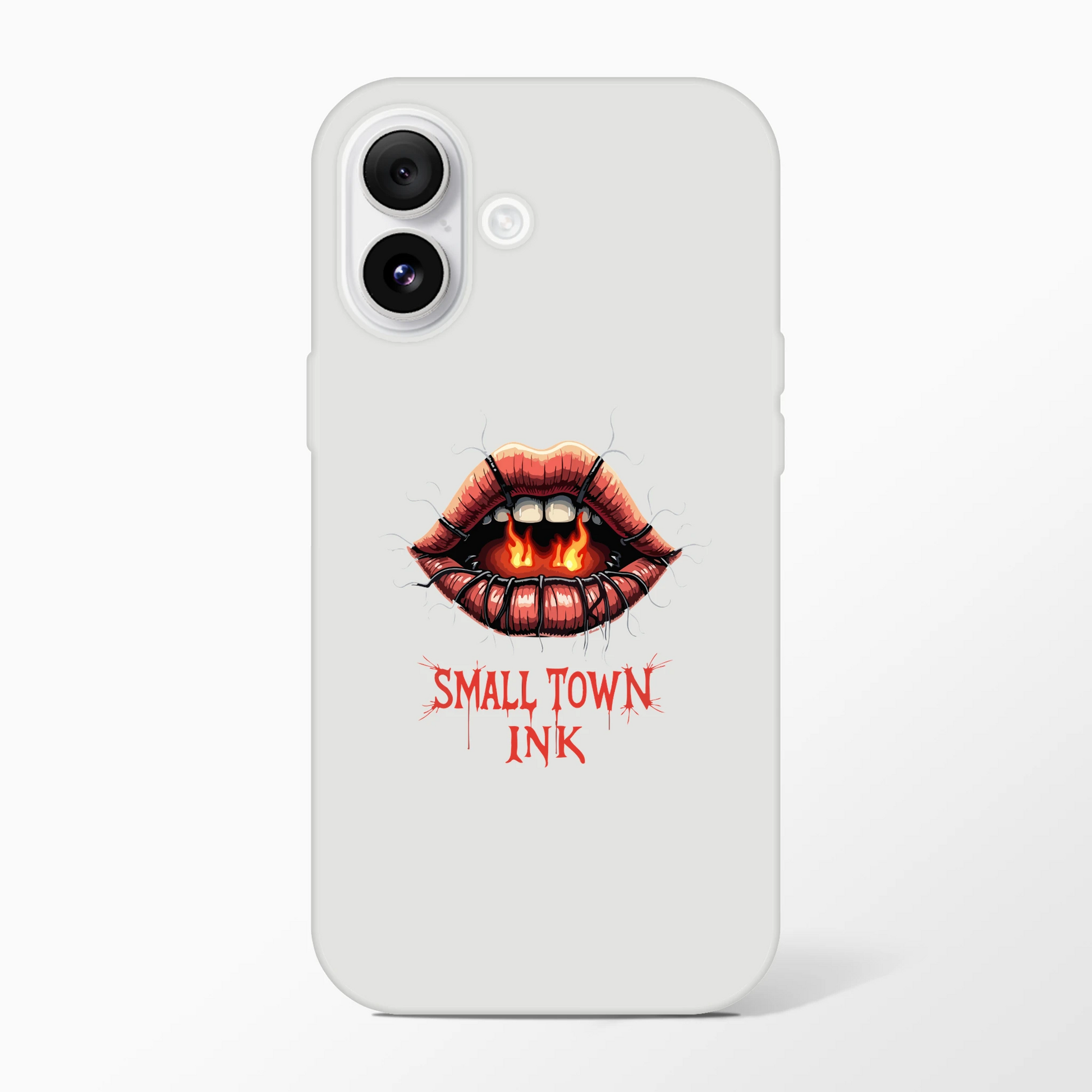 Iphone Flexi case - Small Town Ink AZ - bold, fearless design