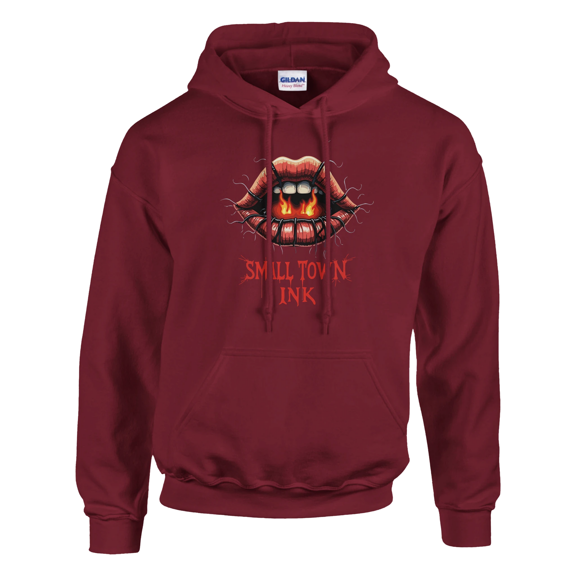 Fury Lips - Heavy Blend Comfort Wear Hoodie - Small Town Ink AZ - bold, fearless design