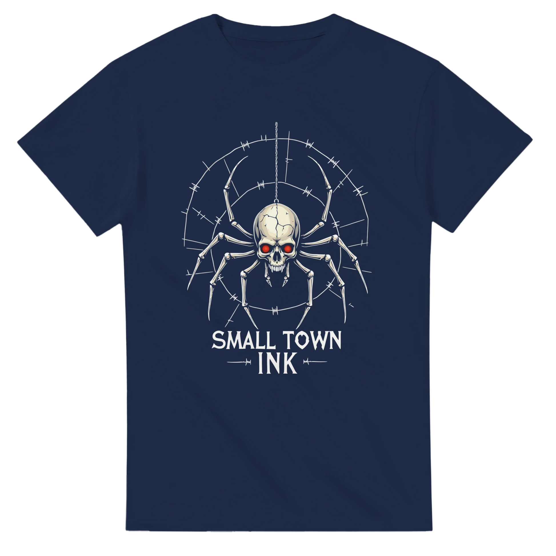 Spider Skull - Unisex Crewneck T-shirt | Gildan® 5000 - Small Town Ink AZ - bold, fearless design