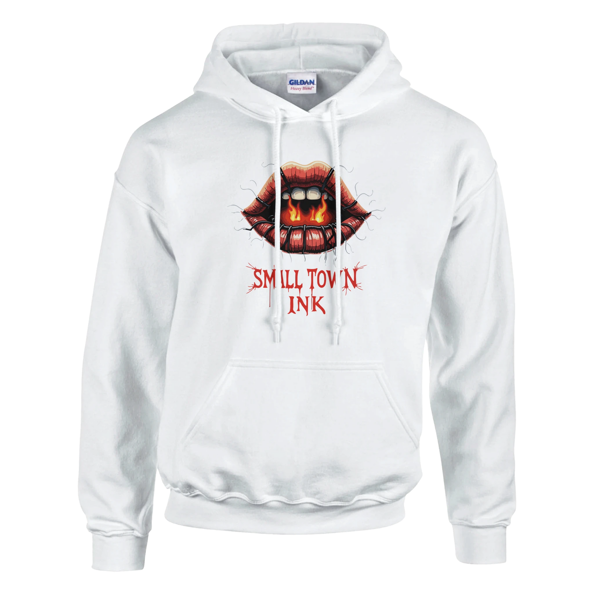 Fury Lips - Heavy Blend Comfort Wear Hoodie - Small Town Ink AZ - bold, fearless design