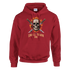 Skull with Flames - Heavy Blend Comfort Wear Hoodie - Small Town Ink AZ - bold, fearless design