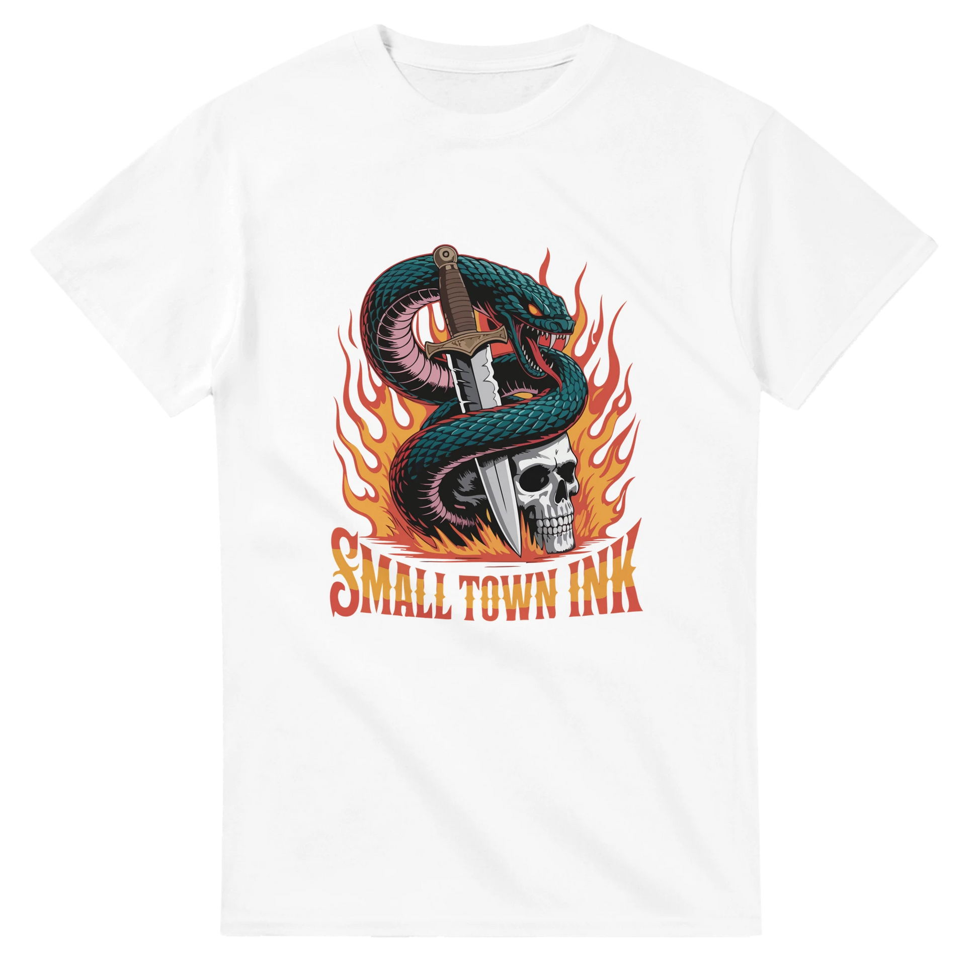 Dark Art Symbol - Unisex Crewneck T-shirt | Gildan® 5000 - Small Town Ink AZ - bold, fearless design