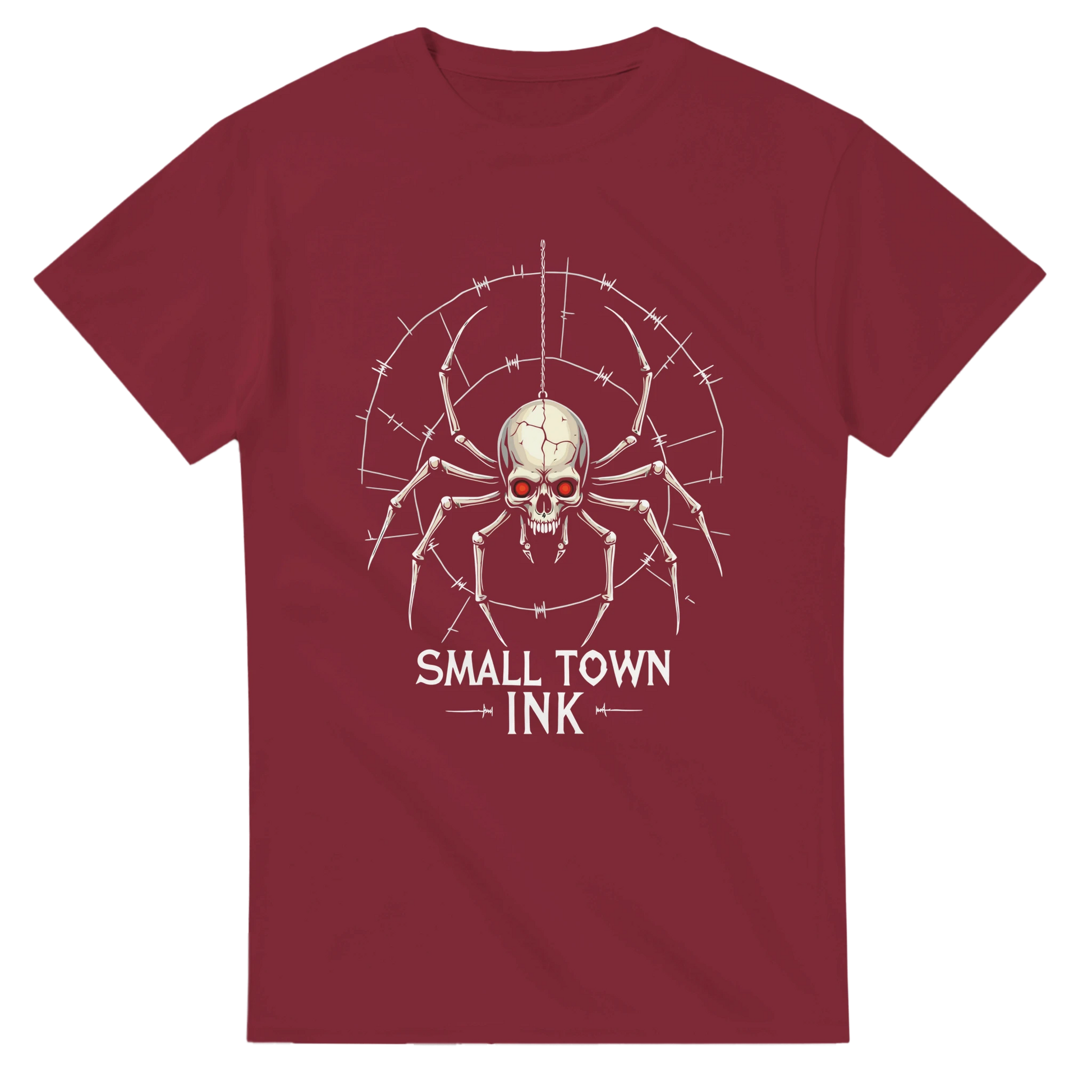Spider Skull - Unisex Crewneck T-shirt | Gildan® 5000 - Small Town Ink AZ - bold, fearless design